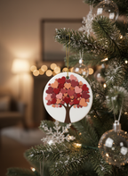 [2D FLAT ACRYLIC] 15th Wedding Anniversary Ornament 2025 – Elegant Ceramic Gift for Crystal Anniversary