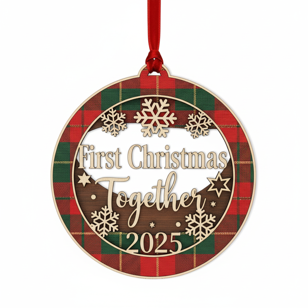 [2D FLAT ACRYLIC] Funny Trucker Christmas Ornament | Unique Truck Driver Gift & Holiday Decor