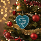 [2D FLAT ACRYLIC] "Best Thing on the Internet" Heart Ornament - Cute Robot Keepsake