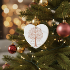 [2D FLAT ACRYLIC] 30th Wedding Anniversary Heart Ornament – Ceramic Keepsake Gift for Couple