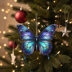 [2D FLAT ACRYLIC] Funny Just Divorced Christmas Ornament 2024 – Humorous Breakup Gift for Her