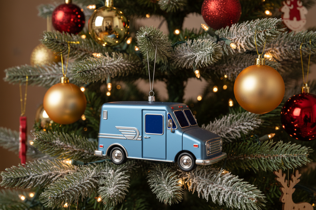 [2D FLAT ACRYLIC] Personalized Truck Driver Christmas Ornament | Custom Trucker Memorial Gift