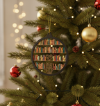 [2D FLAT ACRYLIC] Just One More Chapter Ornament – Unique Christmas Gift for Book Lovers & Readers