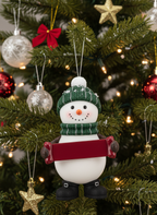 [2D FLAT ACRYLIC] Adorable Snowman Ornament for Daughter 2025 – Heartfelt Christmas Gift