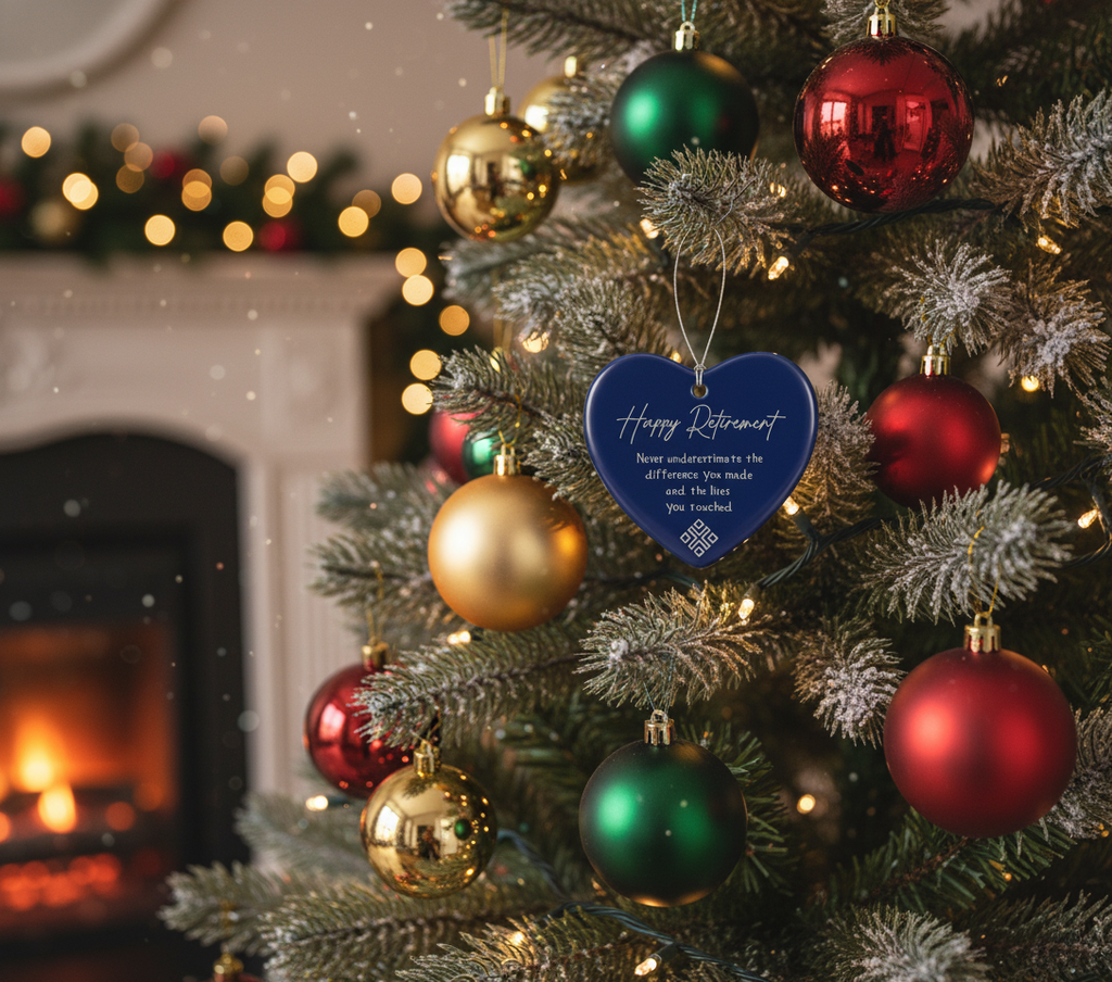 [2D FLAT ACRYLIC] Elegant 2025 Retirement Ornament – Perfect Appreciation Gift for Women