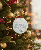 [2D FLAT ACRYLIC] 2025 Veterinary Christmas Ornament | Ceramic Thank You Gift for Vets and Techs