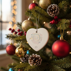 [2D FLAT ACRYLIC] Best Aunt Ever Christmas Ornament 2025 | Ceramic Keepsake Gift for an Aunt from Nephew or Niece