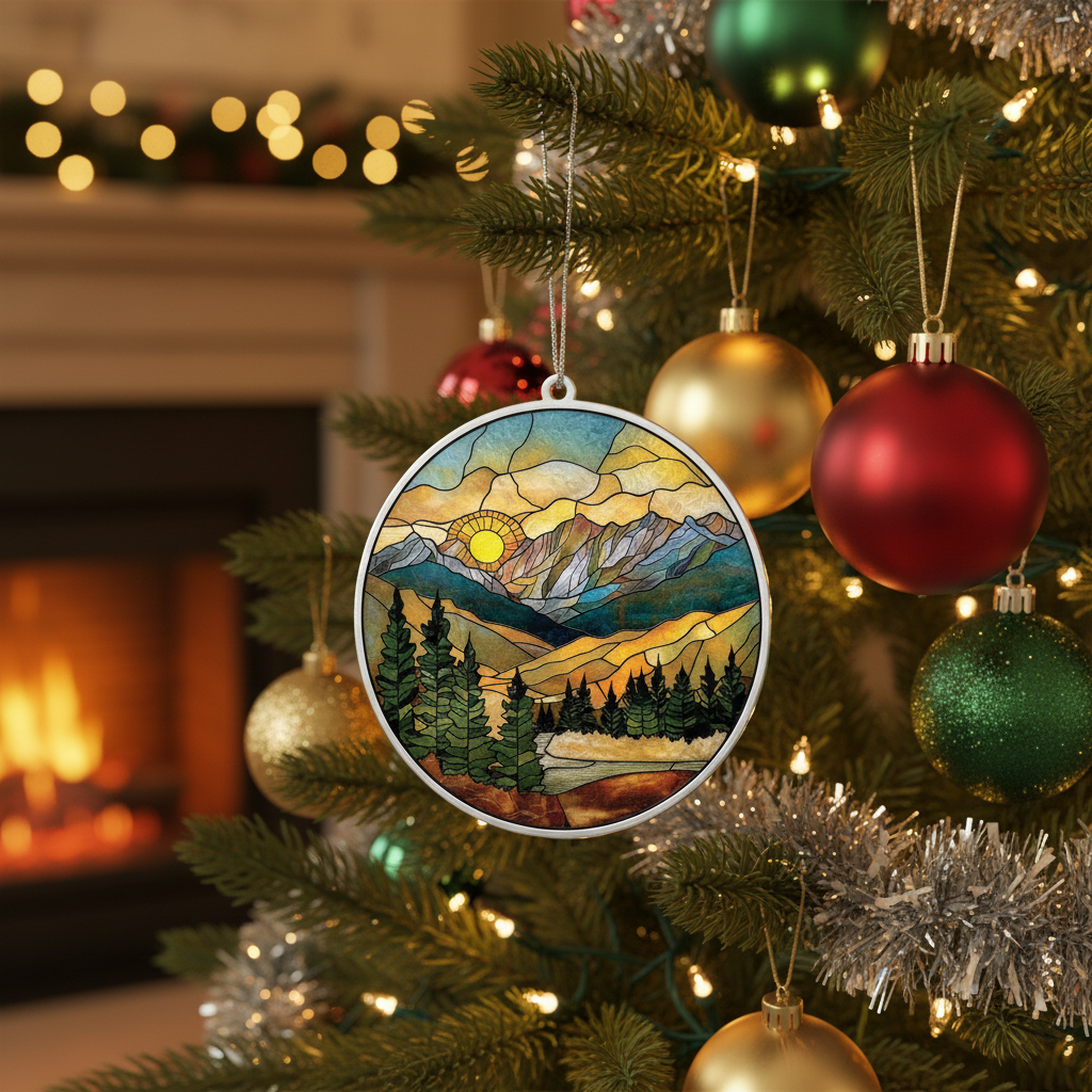 [2D FLAT ACRYLIC] Personalized Pet Memorial Ornament – Forever in our Hearts Pet Loss Gift