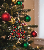 [2D FLAT ACRYLIC] Stacked Hummingbird Christmas Ornament – Colorful Acrylic Holiday Decor for 2025