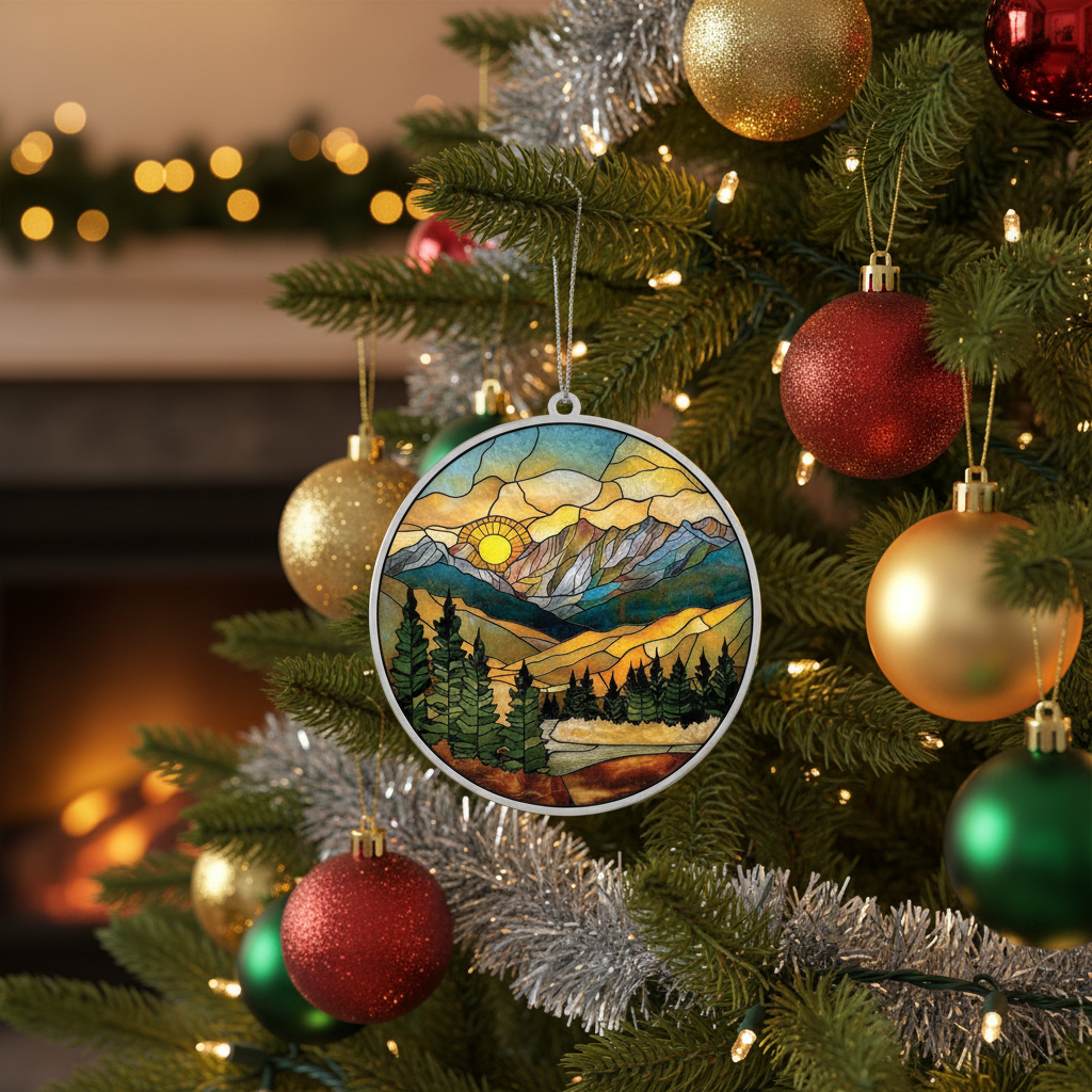 [2D FLAT ACRYLIC] Personalized Pet Memorial Ornament – Forever in our Hearts Pet Loss Gift