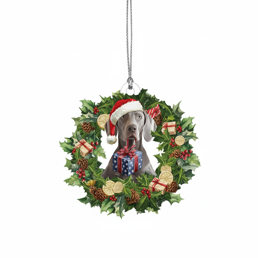 [2D FLAT ACRYLIC] In Loving Memory Custom Photo Ornament – Heartfelt Memorial Gift for Husband