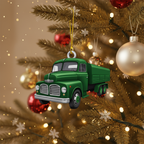 [2D FLAT ACRYLIC] Personalized Truck Driver Memorial Ornament | In Loving Memory Trucker Sympathy Gift