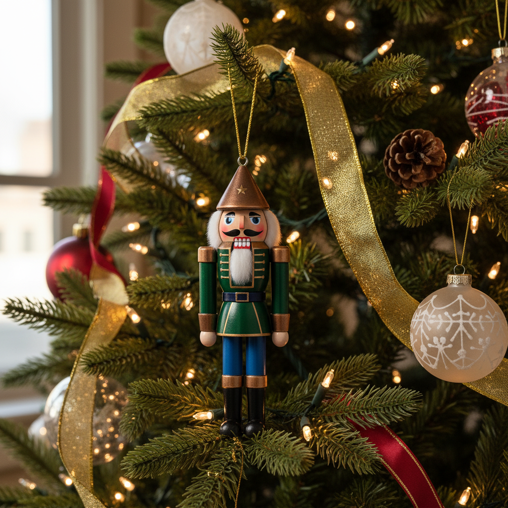 [2D FLAT ACRYLIC] Classic Nutcracker Christmas Ornaments – Holiday Tree Decor