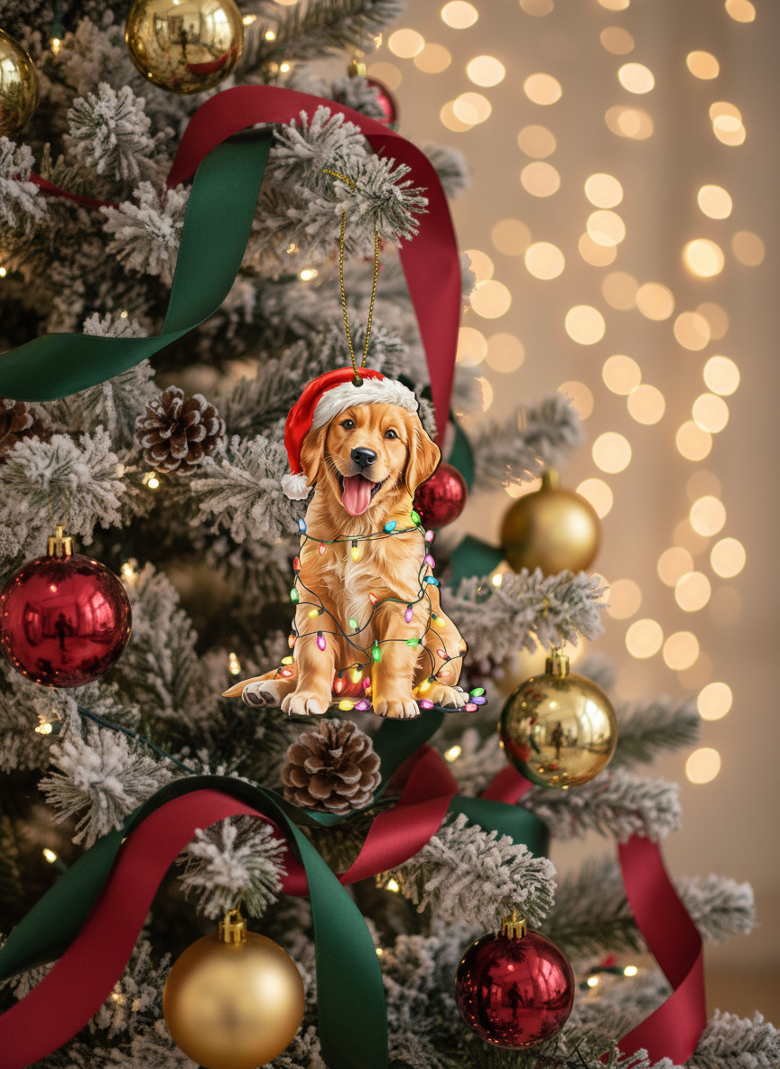 [2D FLAT ACRYLIC] Memorial Christmas Ornament for Loss of Mom | In Loving Memory Keepsake Gift