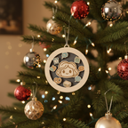 [2D FLAT ACRYLIC] Snarky Best Friend Ornament SVG | Funny 'Worst Friend Ever' Laser Cut File