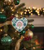 [2D FLAT ACRYLIC] Baby Boy's First Christmas Ornament 2025 – Newborn Holiday Keepsake Gift