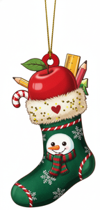 [2D FLAT ACRYLIC] Teacher Appreciation Ornament – Thoughtful Thank You Christmas Gift