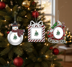 [2D FLAT ACRYLIC] Cute Cowboy Frog Christmas Ornament – Funny Holiday Gift for Frog & Music Lovers