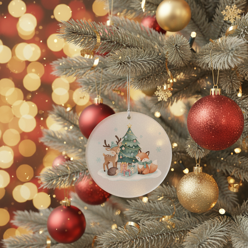 [2D FLAT ACRYLIC] Baby's First Christmas Ornament 2025 – Keepsake Gift for New Parents