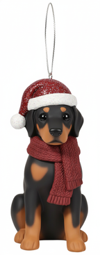 [2D FLAT ACRYLIC] Bulldog Christmas Ornament | Festive Holiday Decor for Dog Lovers