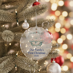 [2D FLAT ACRYLIC] Personalized Mom & Dad Memorial Ornament – In Loving Memory Christmas Keepsake Gift