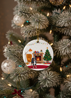 [2D FLAT ACRYLIC] Bernese Mountain Dog Christmas Ornament – “My First Christmas” 2025 | Dog Lover Gift & Pet Keepsake Ornament (One-Sided)