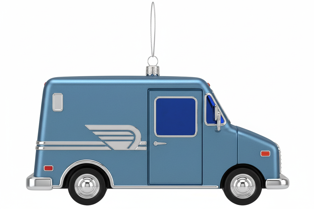 [2D FLAT ACRYLIC] Personalized Truck Driver Christmas Ornament | Custom Trucker Memorial Gift