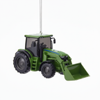 [2D FLAT ACRYLIC] Classic Semi-Truck Christmas Ornament | Truck Driver Gift & Holiday Decor