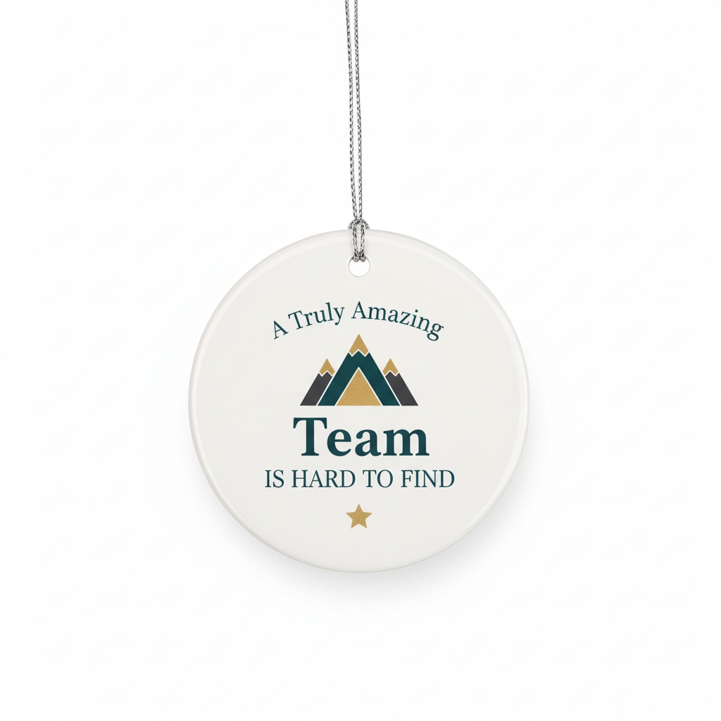 [2D FLAT ACRYLIC] Amazing Team Thank You Ornament – Staff and Employee Appreciation Gift