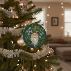 [2D FLAT ACRYLIC] Baby's First Christmas Ornament SVG | My 1st Christmas Laser Cut File