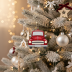 [2D FLAT ACRYLIC] Personalized Dog Memorial Ornament – Custom Pet Loss Christmas Keepsake