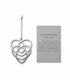 [2D FLAT ACRYLIC] Celtic Heart Mother and Child Ornament – Symbol of Eternal Love Gift for Mom