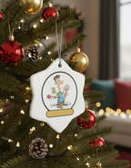 [2D FLAT ACRYLIC] Funny World's Greatest Stay at Home Dad Christmas Ornament – Unique Gift for Dad