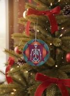 [2D FLAT ACRYLIC] Anatomical Spine Ceramic Ornament – Unique Medical Gift for Doctors & Nurses