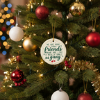 [2D FLAT ACRYLIC] Personalized Friendship Ornament – 'Small Gang' Keepsake Gift for Best Friends