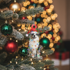 [2D FLAT ACRYLIC] Nana 'As I Sit in Heaven' Memorial Ornament – Heartfelt Sympathy Gift for Loss of Grandmother