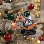 [2D FLAT ACRYLIC] God Bless Truckers Christmas Ornament | Heartfelt Truck Driver Gift & Holiday Decor