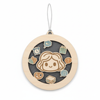 [2D FLAT ACRYLIC] Snarky Best Friend Ornament SVG | Funny 'Worst Friend Ever' Laser Cut File