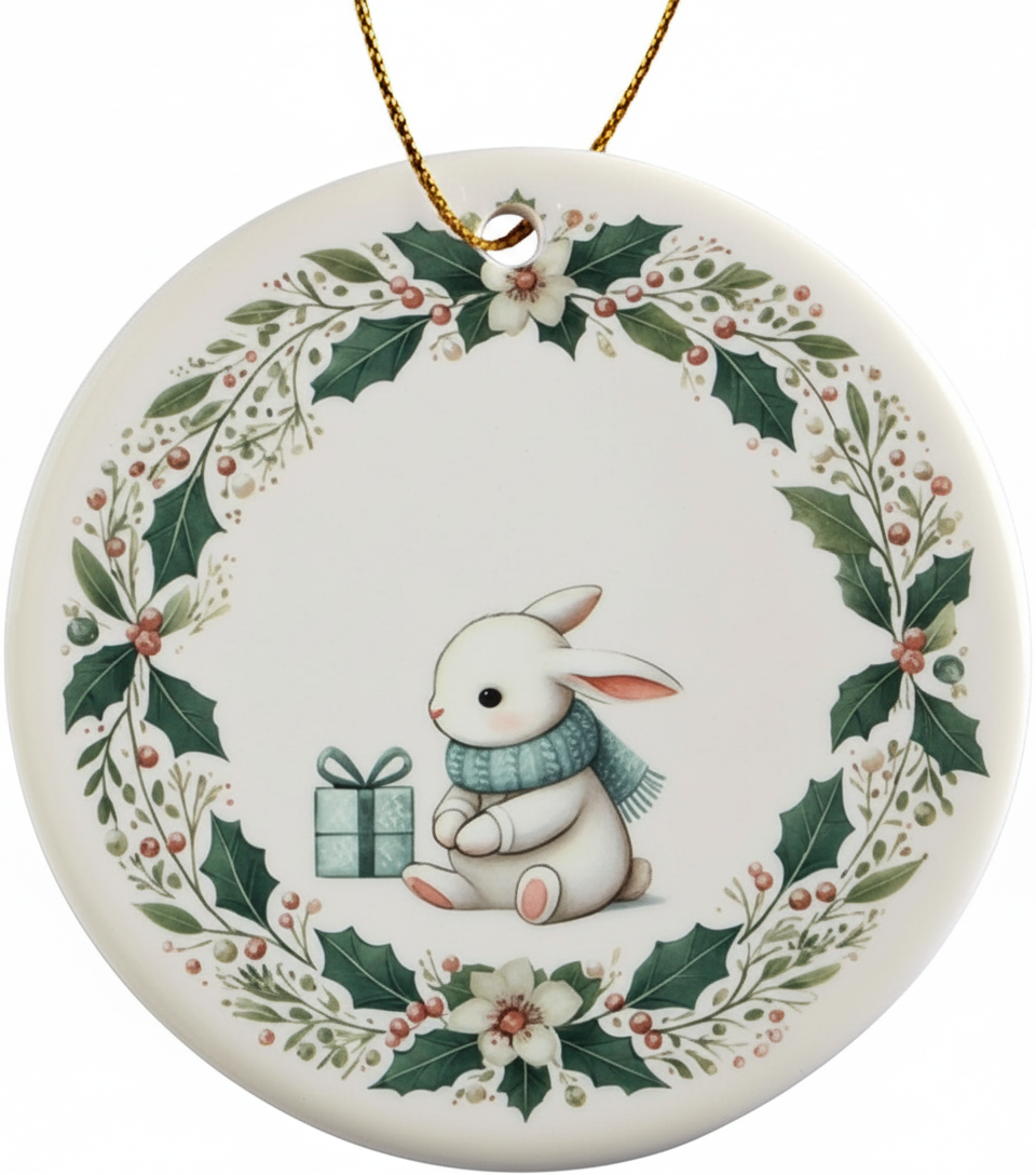 [2D FLAT ACRYLIC] Baby's First Christmas Ornament 2025 | Newborn Holiday Keepsake Gift