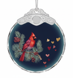 [2D FLAT ACRYLIC] Cardinal Memorial Christmas Ornament - A Hug Sent From Heaven Sympathy Gift for Loss of Loved One