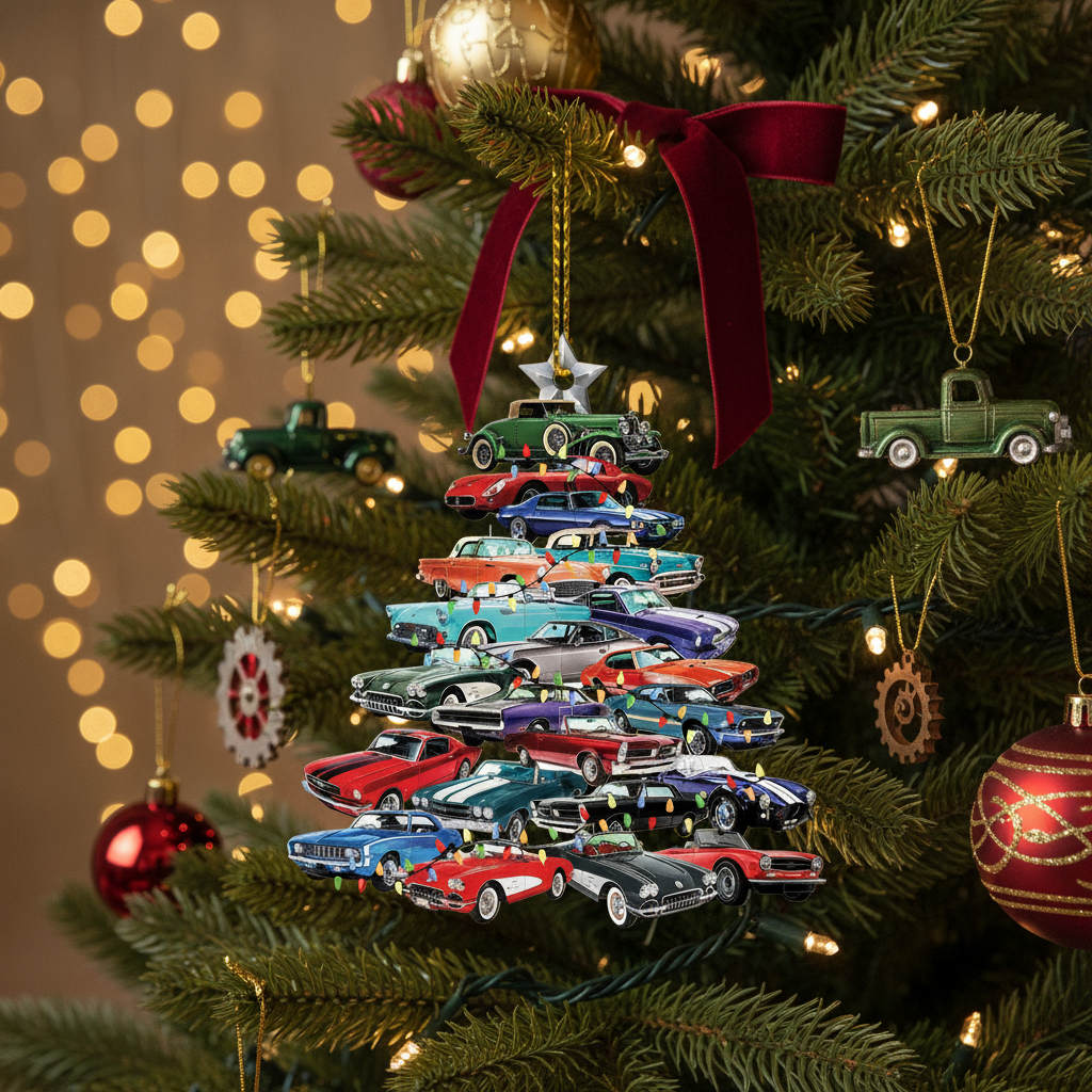 [2D FLAT ACRYLIC] 'In My Swiftie Era' Friendship Bracelet Ornament – Christmas Gift for Swifties