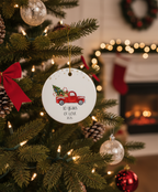 [2D FLAT ACRYLIC] 10th Wedding Anniversary Ornament 2025 – Tin Anniversary Gift for Couples