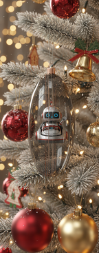 [2D FLAT ACRYLIC] Clear Fillable Plastic Oval Ornament, 2.75-Inch for DIY Crafts