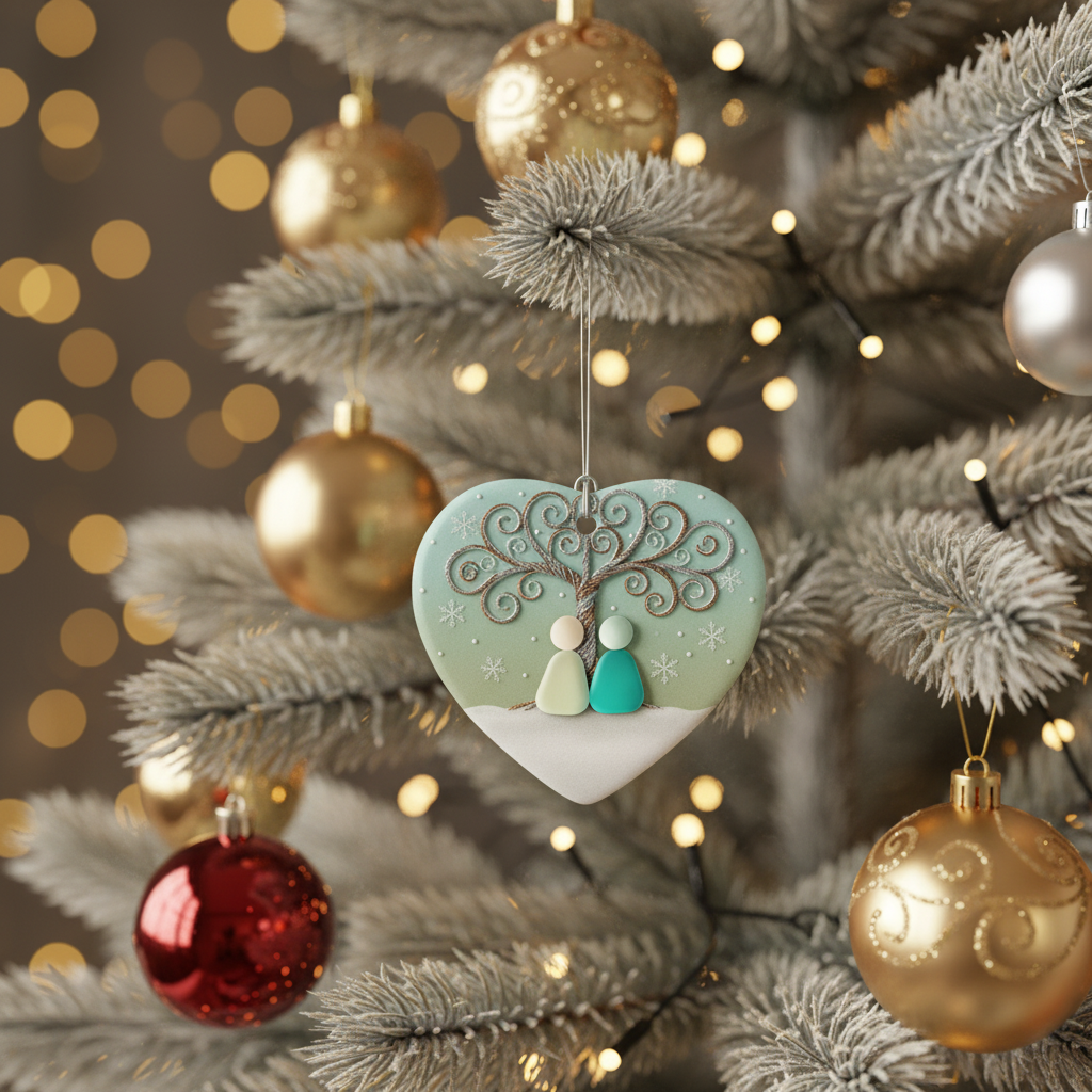 [2D FLAT ACRYLIC] Your Wings Were Ready Memorial Ornament – Personalized Remembrance Keepsake