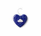 [2D FLAT ACRYLIC] Personalized Words of Affirmation Heart Ornament – Engraved Keepsake Gift
