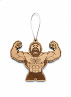 [2D FLAT ACRYLIC] Jason Kelce Shirtless Celebration Ornament – Funny Football Fan Gift