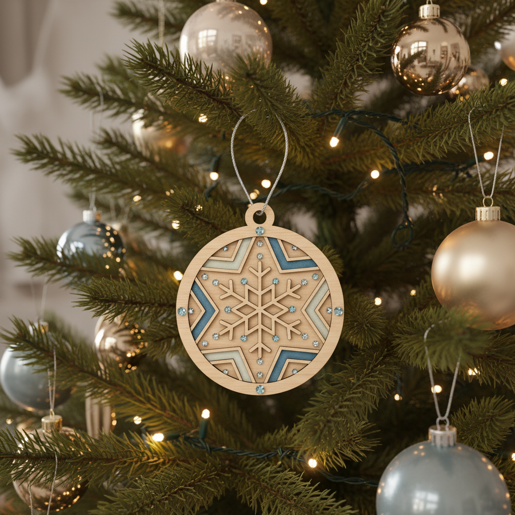 [2D FLAT ACRYLIC] Friends & Family Christmas Ornament