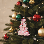 [2D FLAT ACRYLIC] Adorable Axolotl Christmas Tree Ornament 2025 – Unique Gift for Pet Lovers