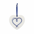 [2D FLAT ACRYLIC] Blue Car New Home Ornament - Layered Wood Moving Keepsake