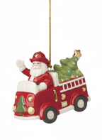 [2D FLAT ACRYLIC] Personalized Big Rig Christmas Ornament | Custom Trucker Gift for Truck Driver